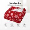 Red Xmas Flake Cartoon Anime Print Flannel Blanket Soft Warm Throw for Kids Bedroom Sofa Christmas Office Car