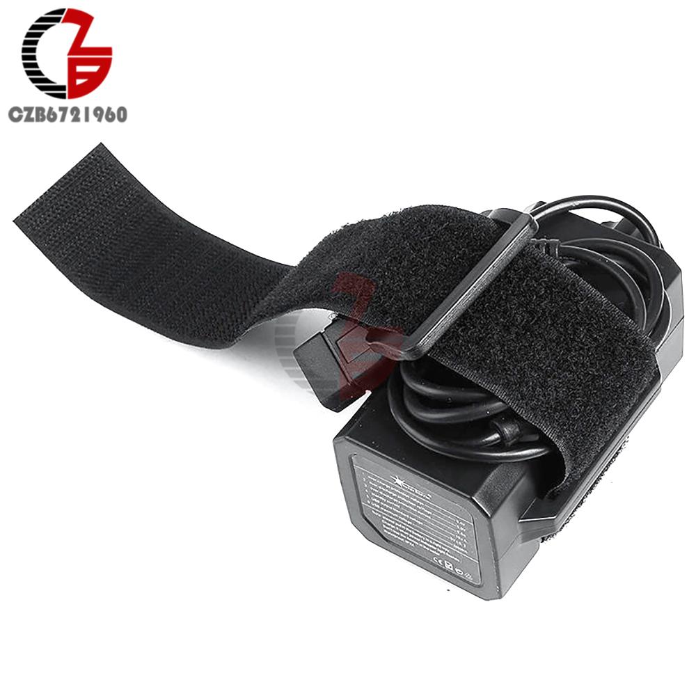 Portable 4 x 18650 Lithium Battery Case Waterproof 18650 Battery Box with USB DC Jack for Power Bank LED Bicycle Light Bike Lamp