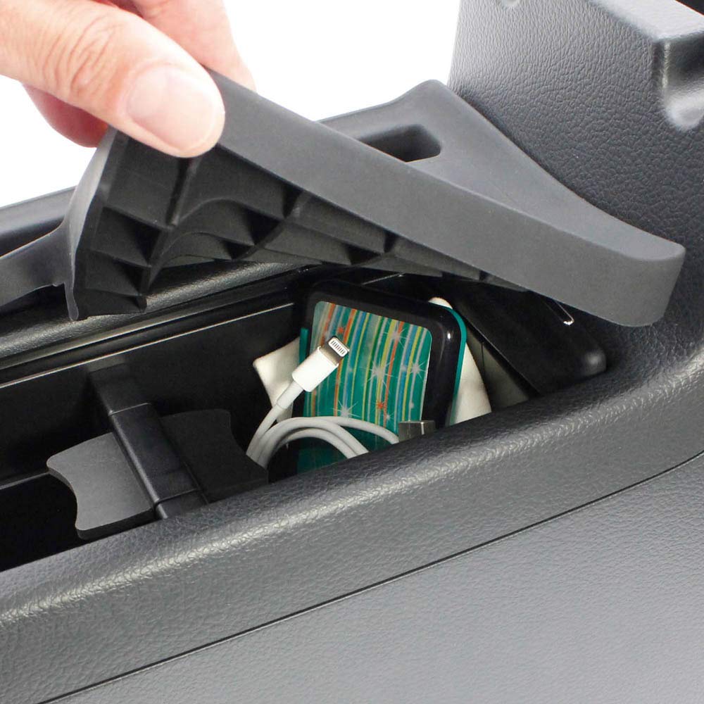 Tsuchiya Yac Console Tray for Subaru VM Series Vehicle-Specific Levorg, Black, SY-SB5
