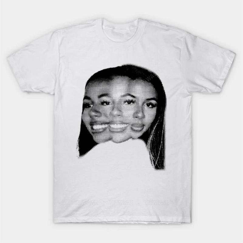 Summer fashion short sleeve cotton tshirt Mariah The Scientist Oversized T Shirt Adult oneck tee shirt vintage print tees top S