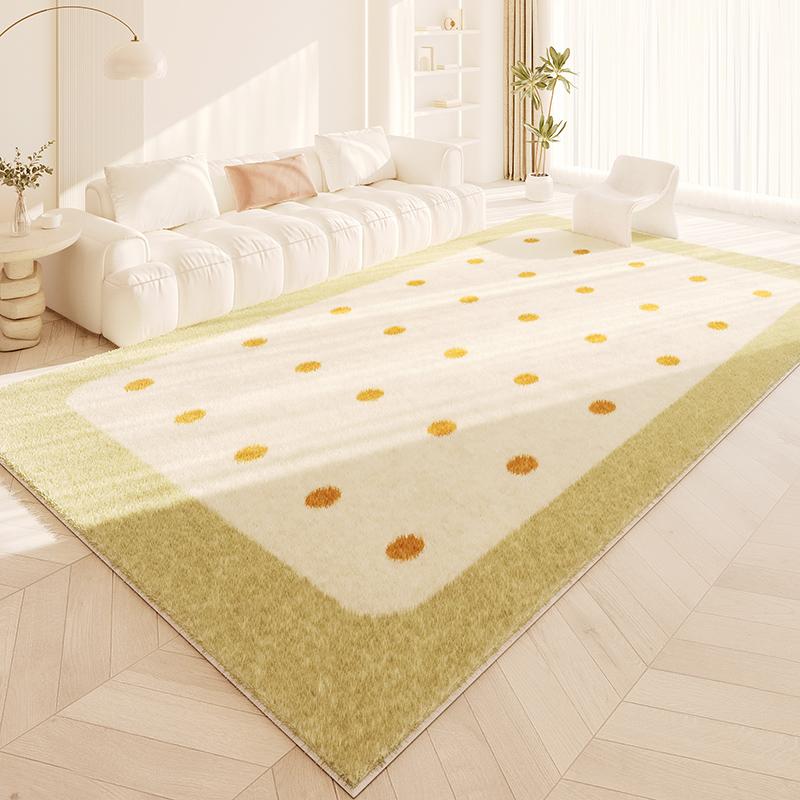 Dopamine Color Bedroom Decor Carpet Large Area Carpets for Living Room Thickend Plush Lounge Floor Mat Fluffy Soft Cloakroom Rug