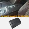 ABS Carbon Fiber Color Center Console Armrest Box Trim Cover For BMW 7 Series G11 G12 2016 2017 2018