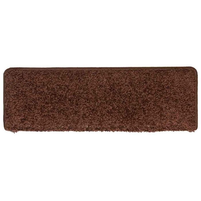 VidaXL Stair Treads 30 Pieces 65 X 21 X 4 Cm Brown Rectangular Edge 3365828