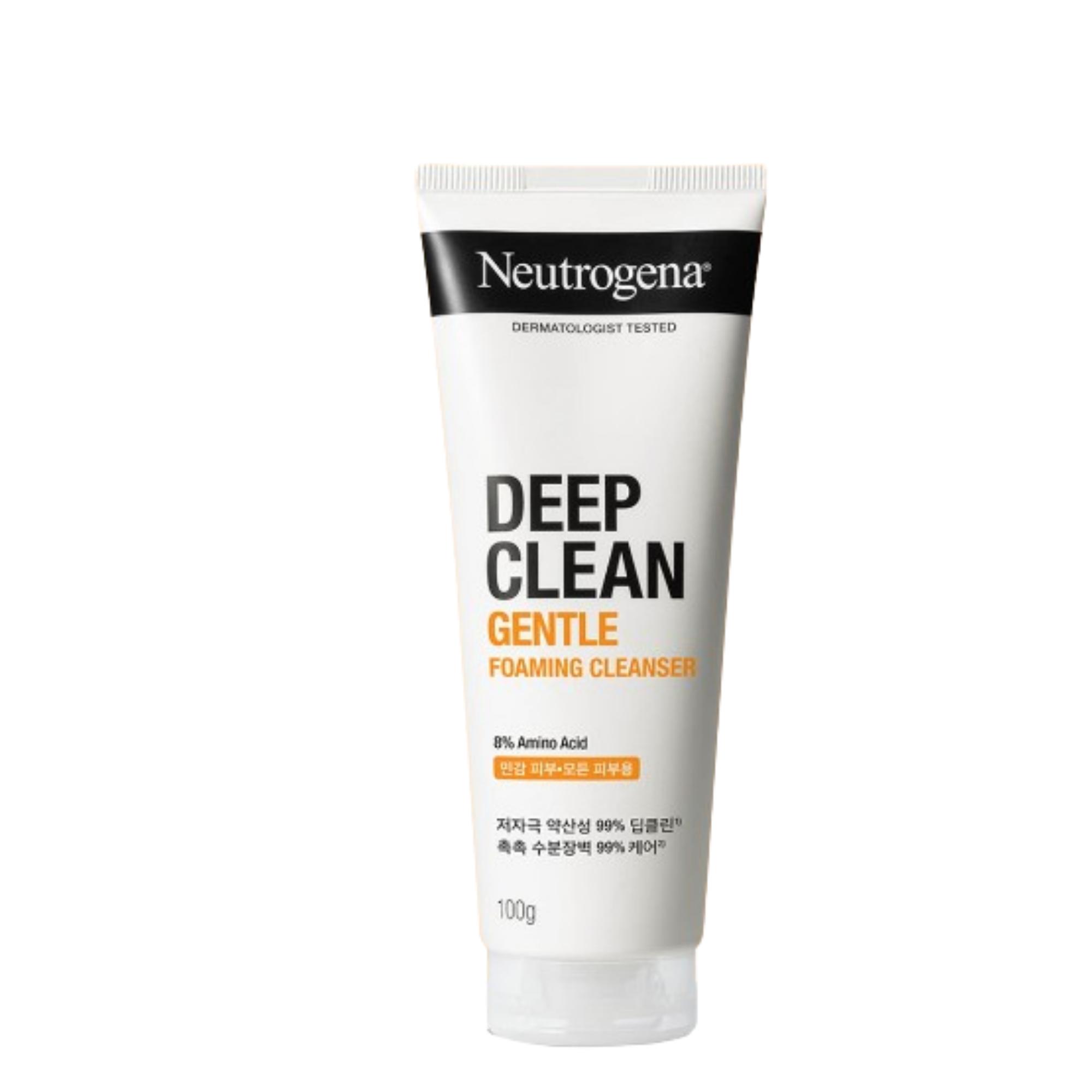 Neutrogena Deep Clean Gentle Foaming Cleanser Glass Skin Cleansing 100g