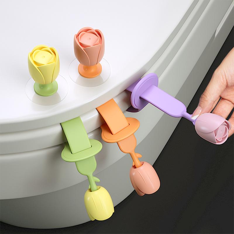 Hands-Free Silicone Toilet Lid Lifter - Portable, Smart Home Solution