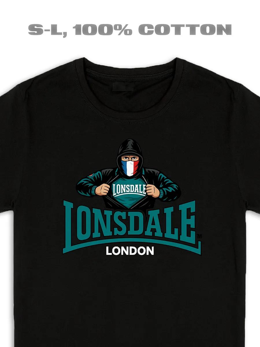 Повседневная винтажная футболка Lonsdale L