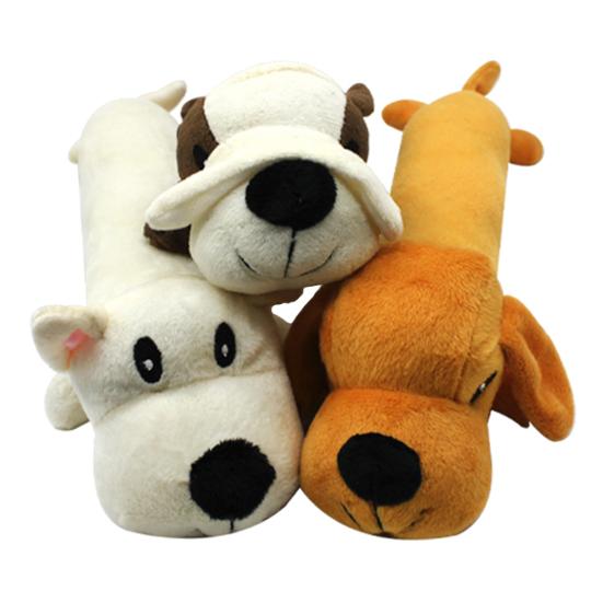 Pet Dog Puppy Cute Plush Doll Squeaky Sound Chew Molar Interactive Play Toy