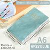 PU Leather Daily Planner Notebook A6 Travel Planning Journal Thick Pocket Notebook  Office Work