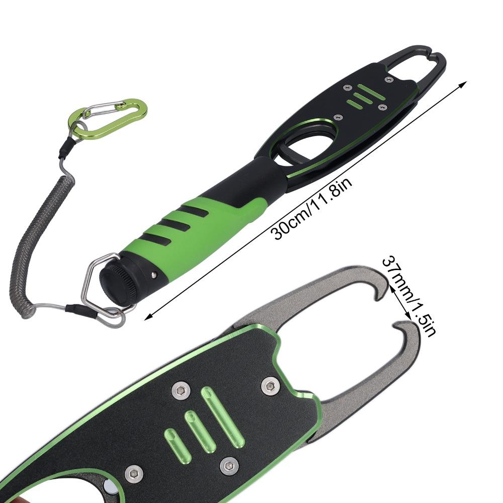 Aluminium Alloy Fish Lip Gripper 2 In 1 Fish Lip Grabber Fishing Lip Grips Fishing Accessories