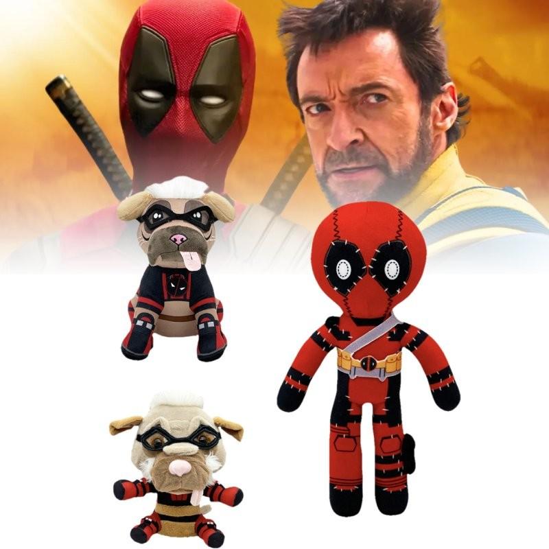 Cute Adorable Deadpool Wolverine Plush Toy Figurines For Kids Collectors