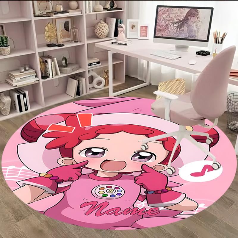 Customizable DoReMi Round Non-Slip Carpet - Ideal for Garden, Picnic, Office, Perfect for Decoration, Suitable For All Seasons