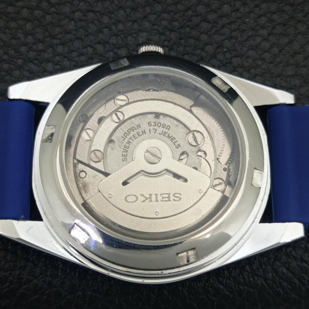 REFURBISHED SEIKO 5 AUTOMATIC 6309A VINTAGE JAPAN MENS BLUE DIAL WATCH A442499-1