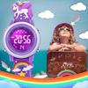 VAPCUFF 3D Cartoon Waterproof Watch for Girls with Alarm - Perfect Toy Gift for Girls Ages 3-12