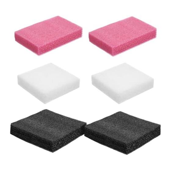 PERSELOSO Войлок Шерстяной Набор Матов для DIY Иглой Felting Набор из 6 Прямоугольных Матов для Иглой Felting Портативный для Искусства и Ремесел