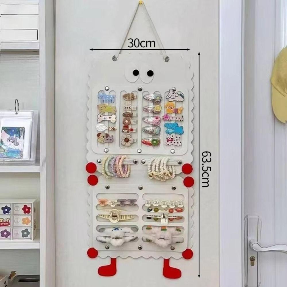 Wall-mounted Hairpin Felt Display Rack Detachable Hair Accessory Organizer  Hair Bows