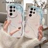 Phone Case: 2D Flat Samsung Galaxy A34 A35 M05 M06 S20 S22 S21 FE Plus 5G Protective Case, Couple Style, Seaside Pink Butterfly, Christmas and Hallowe