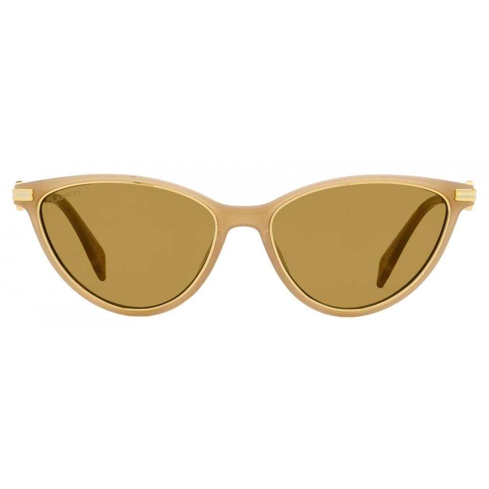 Lanvin Women S Cat Eye SunglaSSeS lnv607S 290 Nude Gold 57mm 290