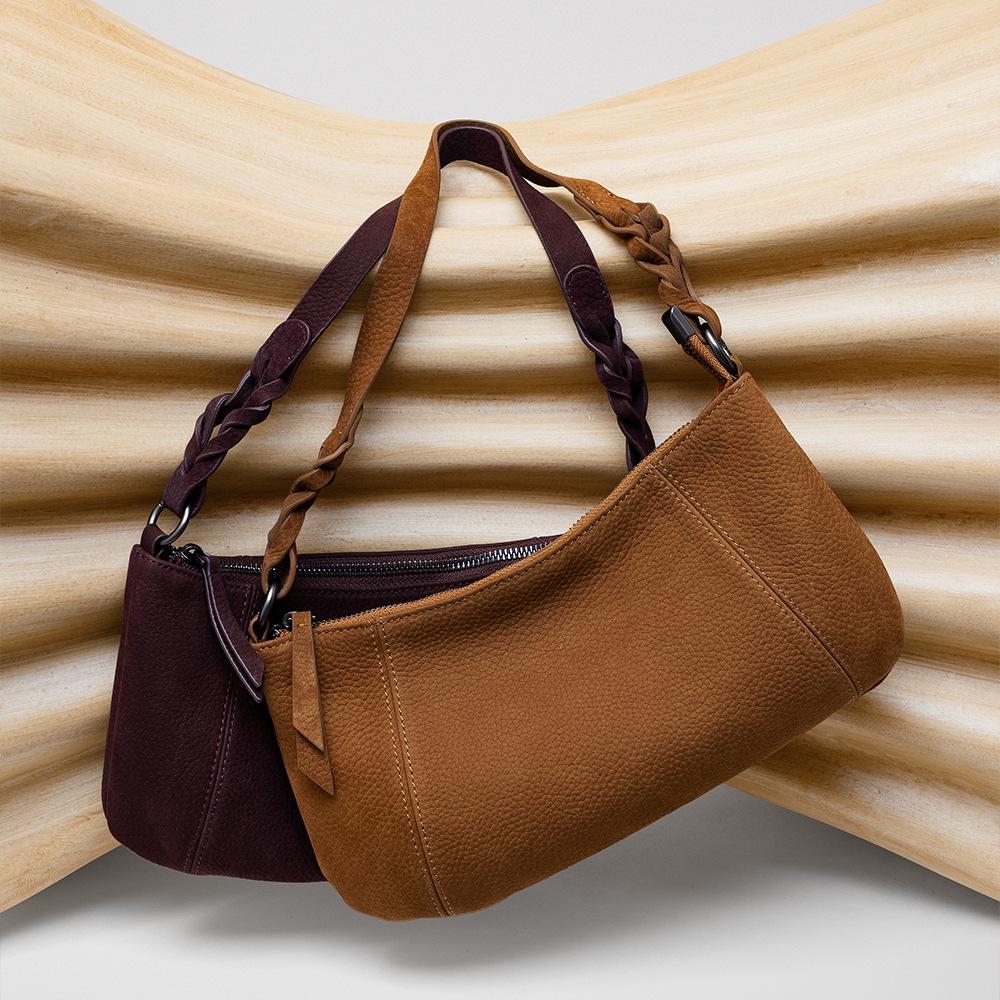 2025 Winter Fashion Matte Textured Crossbody Bag - Versatile Small Shoulder Bag for Women