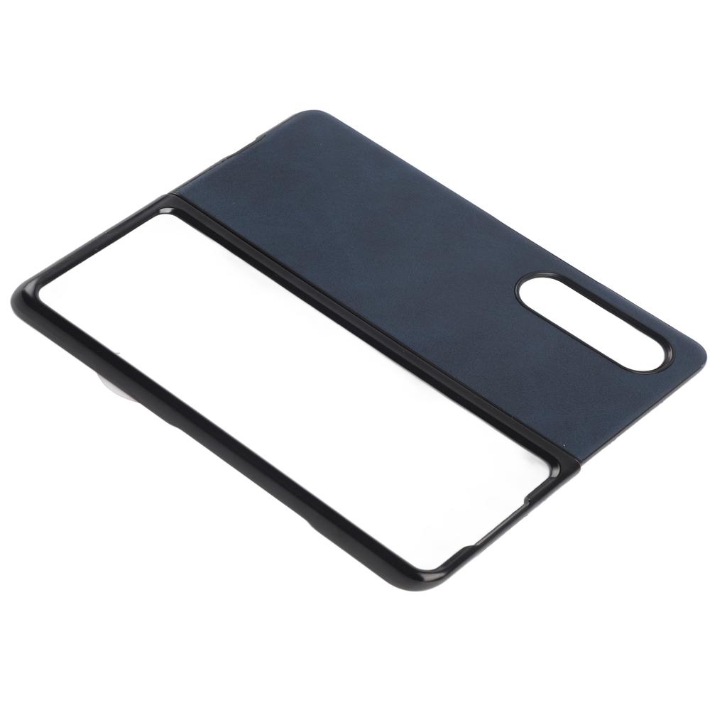 Leder Hartschale für Samsung Galaxy Z Fold 3 Handy Kratzfeste Stoßfeste Hülle