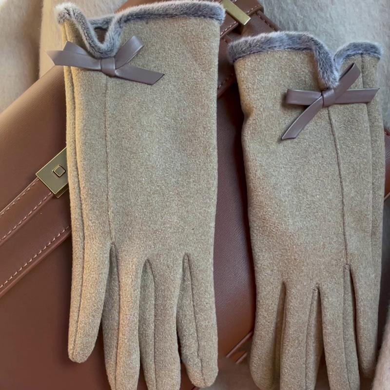 KayCrowne New Fashion Lady Glove Women Winter Elegant Full Fingers Touch Screen Riding Driving Keep Warm Windproof Gloves
