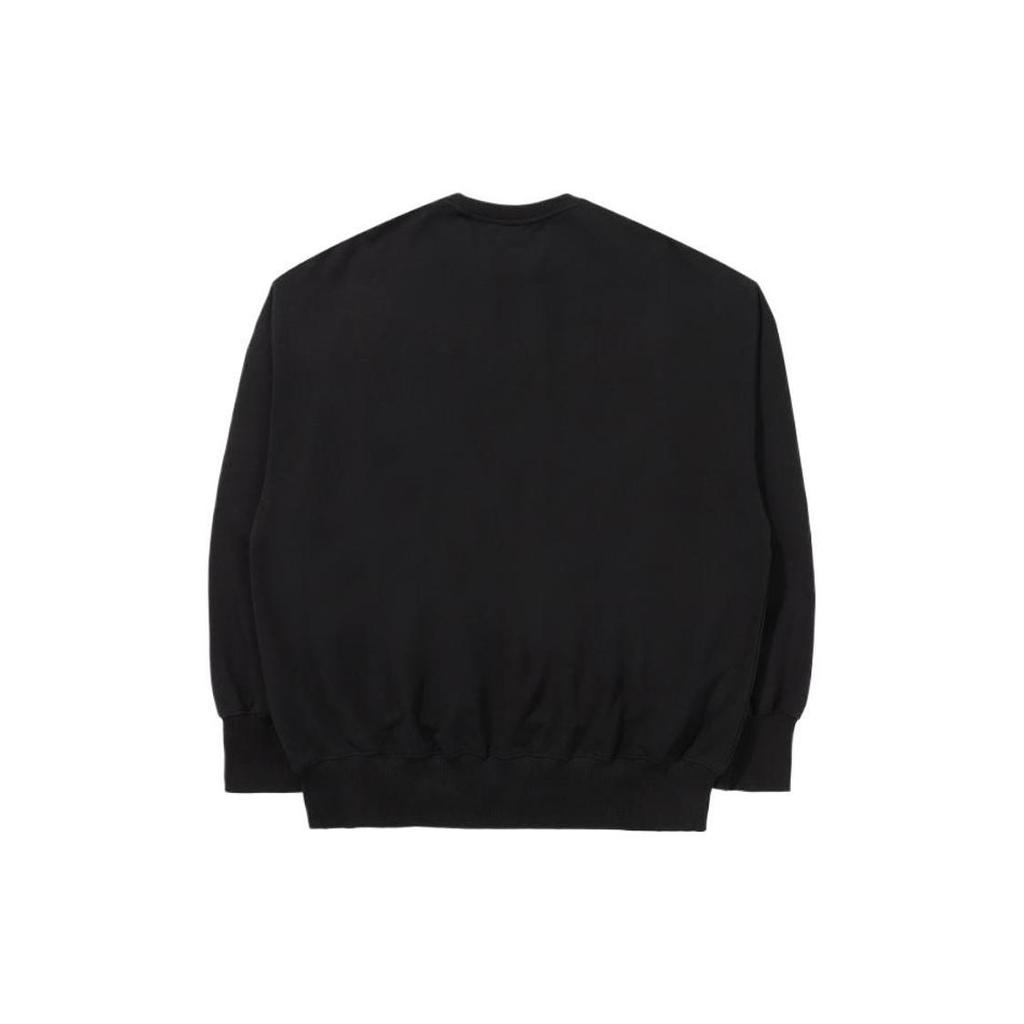 FILA Sweatshirts Men's Black Crew Neck Moderate Regular FS2POE1E01X-BLK