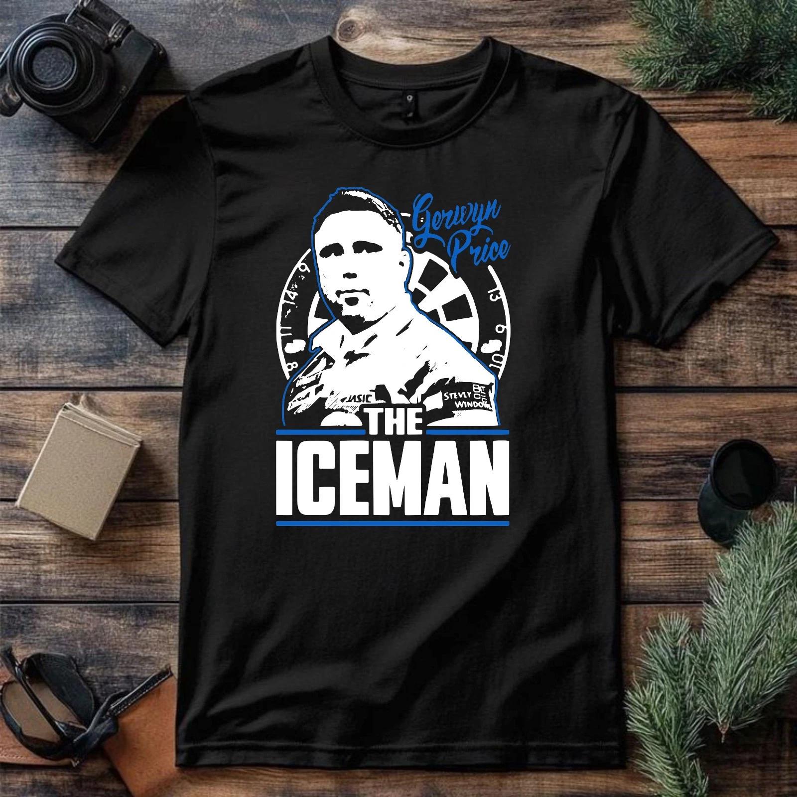 

The Iceman T-shirt Darts Champion Tribute Gerwyn Price Sports Top Men s Gift Tee 2XL