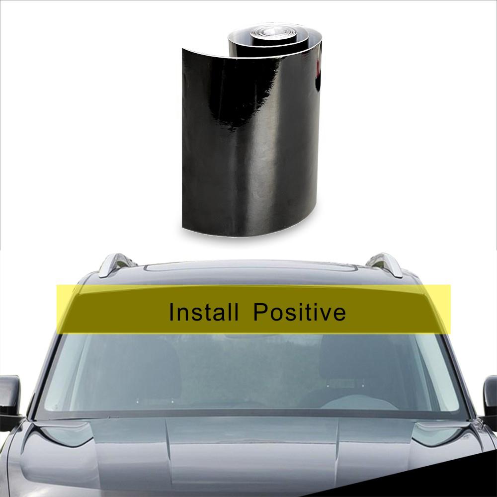 Car Front Rr Window   Decal Sticker Glass Sunshade Automotive Stickers 140*20cm/55.11*7.87inch