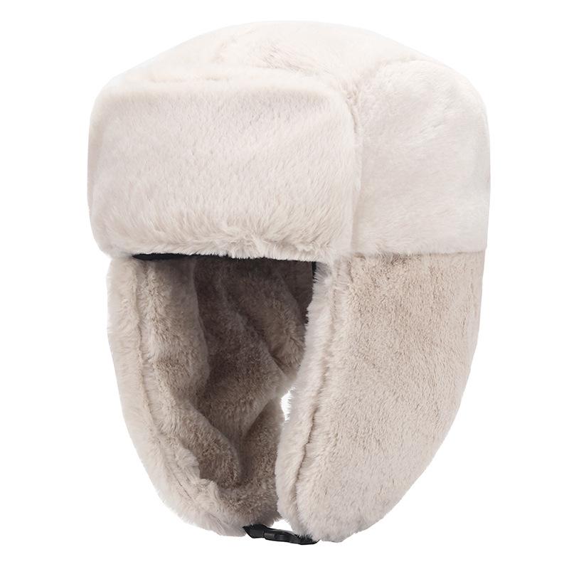 Unisexová zimní čepice s ochranou uší z umělé kožešiny - Větruodolná a hřejivá pro cyklistiku a cestování
