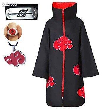 Halloween Cape Cloak Stand Collar Hooded Cosplay Costume for Anime Role Play