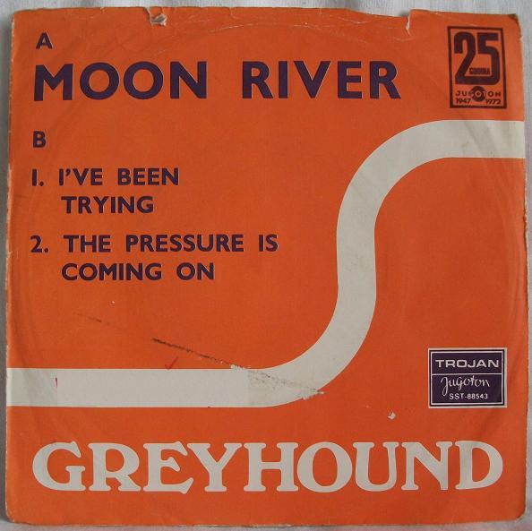 

7inch Record GREYHOUND Moon River SST88543 Jugoton 1972 Yugoslavia Reggae Ska Dub Used