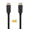 Aisens Displayport 1.2 4k Cable Aisens A124-0455/ Displayport Male - Displayport Male/ 1m/ Black
