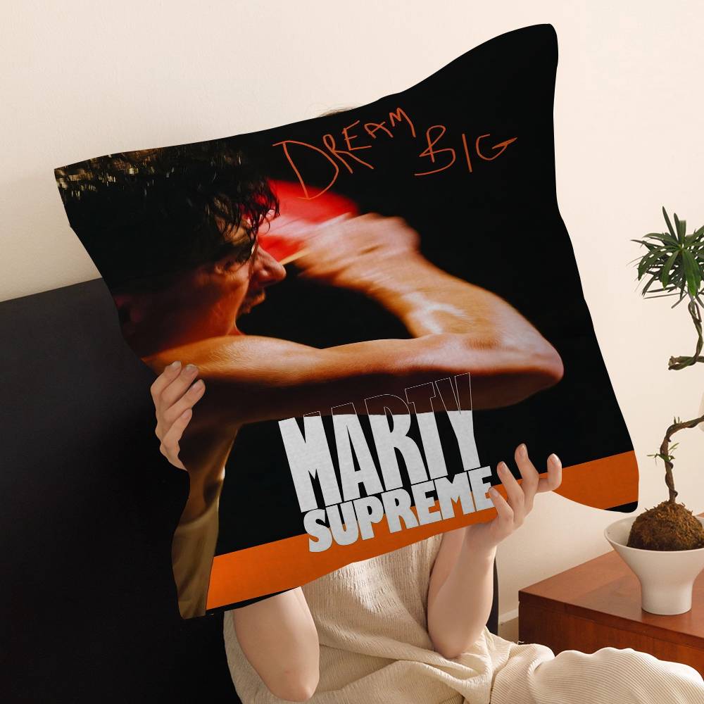 Movie M-Marty Supreme Pillow Gifts Home Office Furnishings Bedroom Sofa Car Cushion Cover Case 45X45Cm