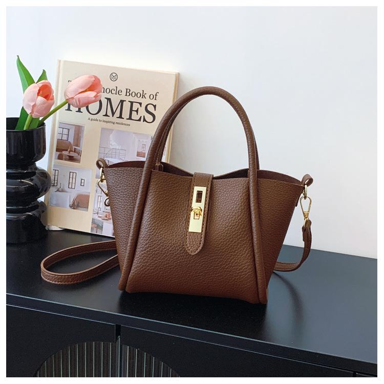 Damen 2024 Winter High-End Nischendesign Einzelschulter Handtasche Bestseller - Korb Crossbody Bucket Bag