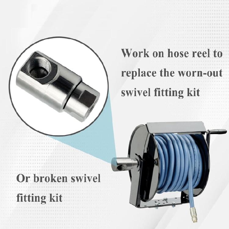Leakproof Rotating Hose Reel Swivel 1/2inch 5024-Ni-AL FXF Hose Reel Swivel Industrial Garden Application
