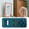 Bildaufhängungs-Set, Verbessertes Bildaufhängewerkzeug mit Wasserwaage, Zum Aufhängen von Sägezahn-/Drahtaufhängern, Schnelles präzises Positionierungs-Wandaufhängungs-Set, Wandaufhänger für