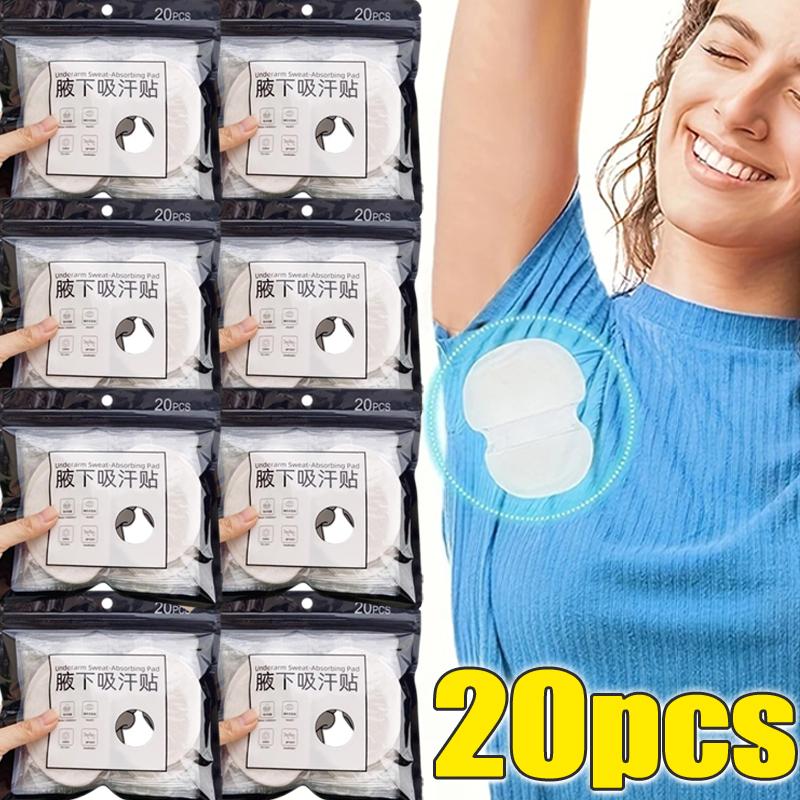 10/100pcs Unisex Sweat Pads Summer Deodorants Underarm Anti Perspiration Sweat Pads Disposable Armpit Absorb Sweat Shield Pads