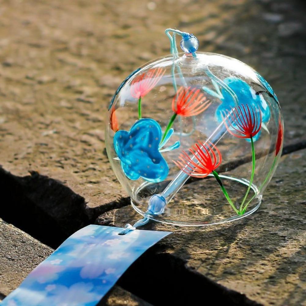 Glasmalerei Glas Bemalt Windspiel Anhänger Design Türdekoration Heimdekoration