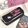Retro Graffiti Candy Colored Pencil Bag Dopamine Pencil Case Stationery Storage Bag  Boy/Girl
