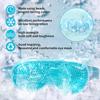 Reusable Hot/Cold Gel Head Wrap with Strap – Dual-Side Plush Back, Flexible Beads for Cooling & Warming Comfort, Ideal Self