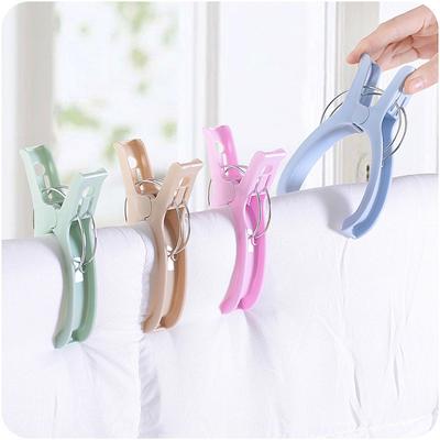 2pcs Plastic Quilt Drying Clip, Household Clothes Quilt Clip, Windproof Clip, Clothes Drying Clip, Large Multi-functional Drying Clip.