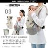Carmate Baby Coolmax for BC111 (Ailebebe) Carrier, 3-Way, Fabric, Newborns, Front-In/Front-Out Carry,