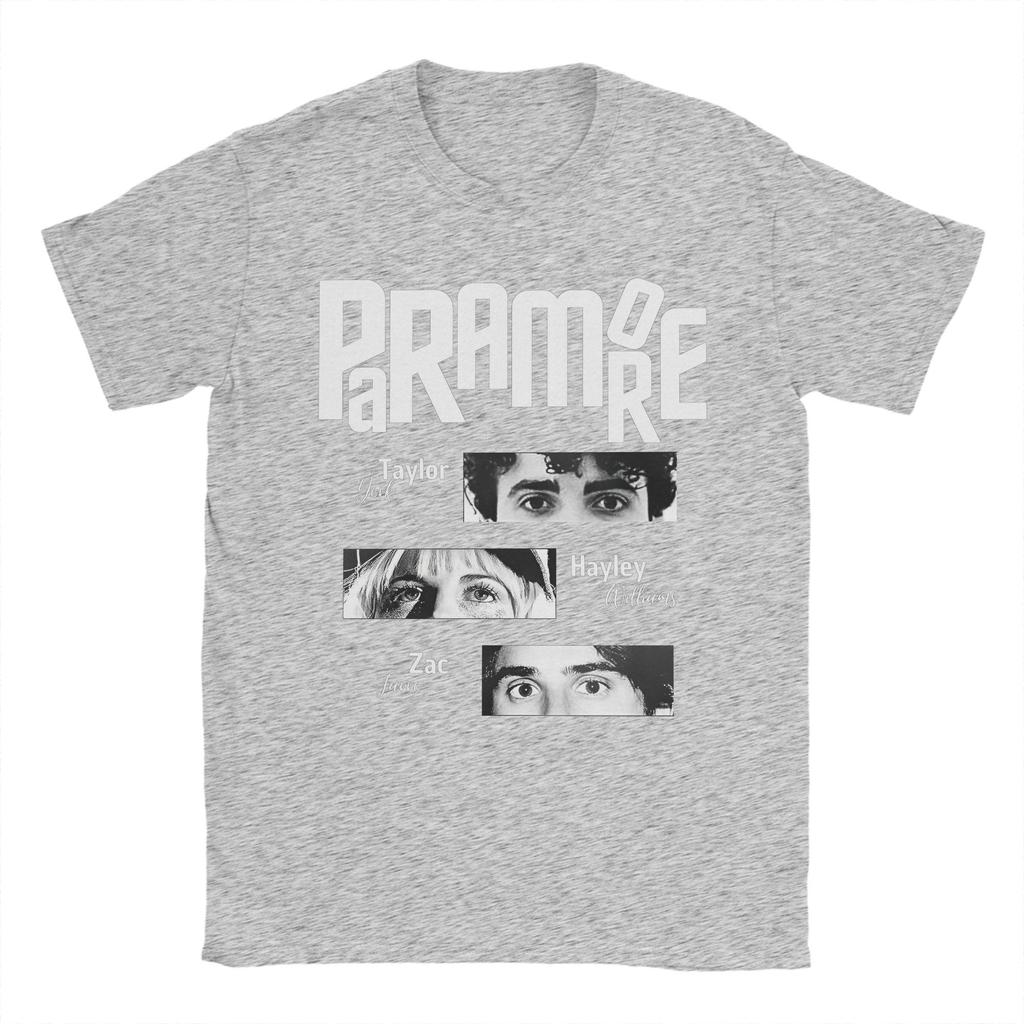 Rockband Paramore T-Shirts Herren Lustige Reine Baumwoll-Tees Rundhals Kurzarm T-Shirt Neuankömmling Kleidung