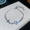 Mori small fresh zircon opal bracelet flower sweet temperament versatile bracelet light luxury high-end jewelry women