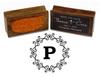 Printtoo Alphabet P Monogram Octogon Celtic Swirl Frame Ștampilă de cauciuc cu autocerneală Office