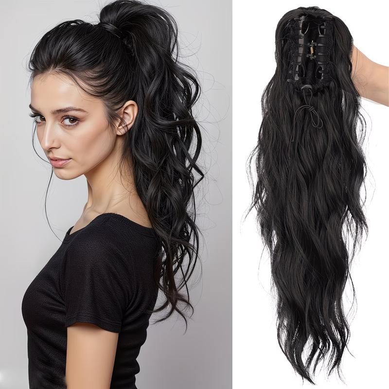 Heat-Resistant High Temperature Synthetic Ponytail Wig for Women  Curly  Stylish and Elegant with Easy to Wear Claw Clip Perfect for Halloween