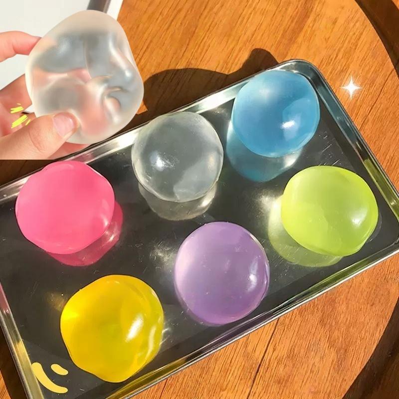 Knetbare Plastizität Mochi Fidget Spielzeug Transparenz Kokosöl Maltose Quetschspielzeug Lustiges Anti-Stress Sensorisches Spielzeug Für Erwachsene Geschenke
