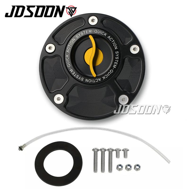 For YAMAHA YZF-R3 YZF-R6/S YZF-R7 YZF-R1 YZF R1M FZ 1 FZ6 FZ8 Quick Release Keyless CNC Fuel Tank Cap Airbox Cover Motorcycle