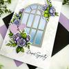 1/2pcs Vintage Spring Pattern Plastic Stencil for DIY Card Making, Scrapbooking & Crafts- for Decorative Backgrounds, Photo Albums & Greeting Cards