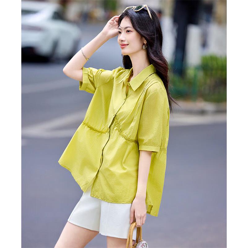 Women s Relaxed Fit Breathable Short Sleeve Shirt L