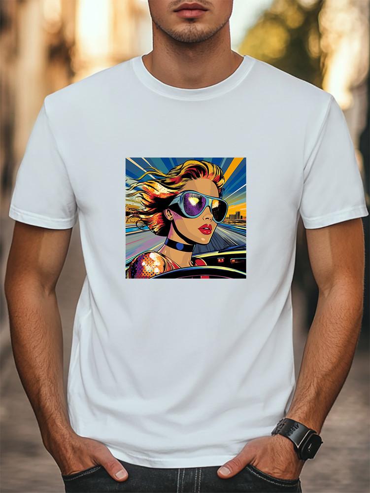 Comics Women Graphic T-Shirt Unisex Men Women Trendy Tee Fashion Casual T-shirt Unisex T-Shirt XXXL